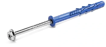 Рамный дюбель R-FF1-N-14K120 с воротником НЕЙЛОН, сталь 8.8