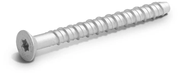 R-LX-CS-ZF Самонарезающий анкер-винт с потайной головкой в покрытии DP KL101 для влажной зоны и среднеагрессивной среды
