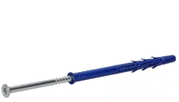 Рамный дюбель без воротника НЕЙЛОН, сталь 8.8, покрытие DELTA PROTECT